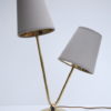 1950s Brass Double Table Lamp 1