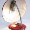 1950s Red Desk Lamp by Helo 1