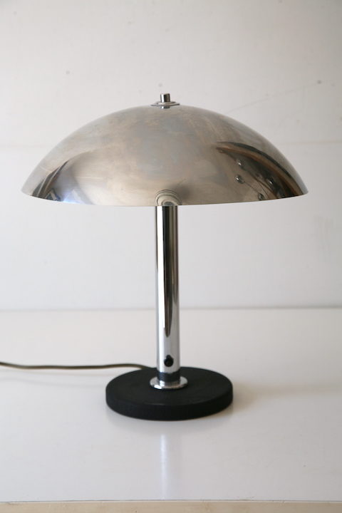 1930s Chrome Bauhaus Table Lamp