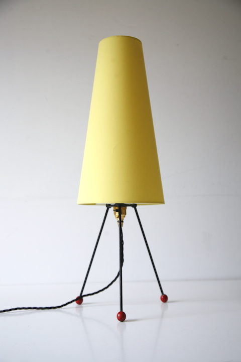 1950s Atomic Tripod Table Lamp