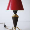 1950s Teak Red Lamp