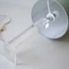 1970s Lucite Table Lamp and Shade 1