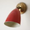 1950s Red Wall Light 4