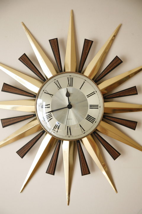 1960s Sunburst Metamec Clock