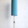 1960s Glass Floor Lamp Blue Shade 3