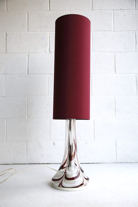 1960s Glass Table Lamp 3