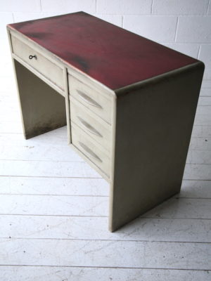 1950s Italian Wooden Desk 1