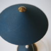 1950s Blue Brass Desk Lamp 4