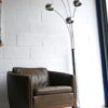 1960s Chrome Floor Lamp with Marble Base 4
