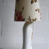 Chalkware Lamp Base and Floral Shade 4