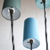 1950s Blue Triple Floor Lamp 3