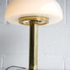 Vintage Brass Glass Desk Lamp