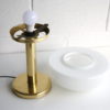 Vintage Brass Glass Desk Lamp 3
