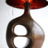 Large Vintage Bronze Table Lamp 4