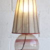 1950s Glass Table Lamp