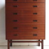 Large 1960s Teak Chest of Drawers