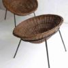 Pair of 1950s Wicker Basket Chairs 5