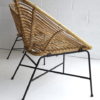 Pair of 1950s Wicker Chairs 1