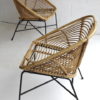Pair of 1950s Wicker Chairs