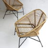 Pair of 1950s Wicker Chairs 3