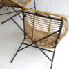 Pair of 1950s Wicker Chairs 4