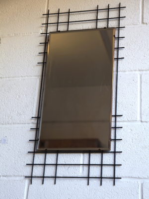 1960s Wire Wall Mirror 3