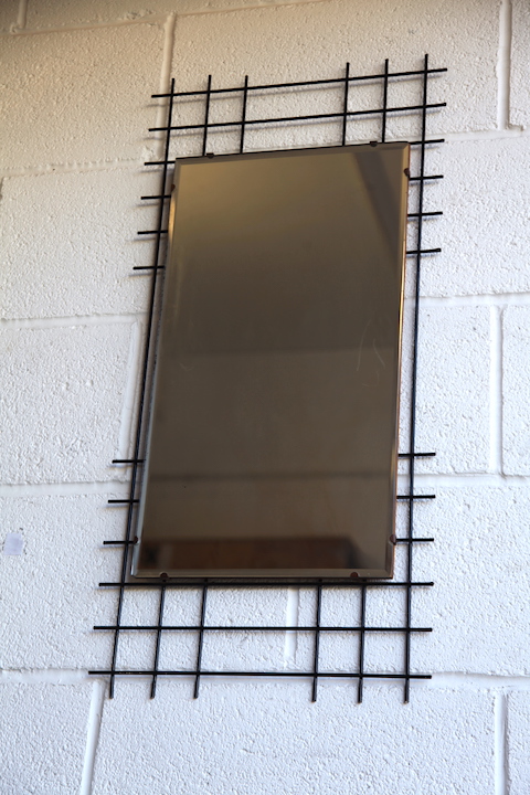 1960s Wire Wall Mirror 3