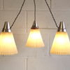 Vintage 1950s Ceiling Light by Cone Fittings Ltd 5