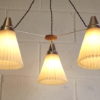 Vintage 1950s Ceiling Light by Cone Fittings Ltd 6