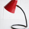 1950s Black & Red Desk Lamp 5