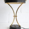 1950s Italian Black Brass Table Lamp 2