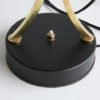 1950s Italian Black Brass Table Lamp 5