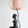 1960s Chalkware Figure Lamp 4