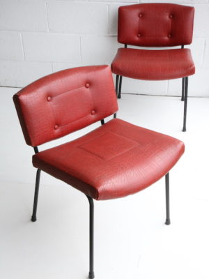 Pair of 1950s Chairs by Pierre Guariche for Meurop 1