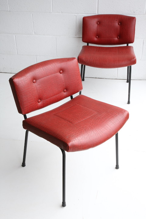 Pair of 1950s Chairs by Pierre Guariche for Meurop 1