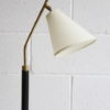 1950s Teak Brass Floor Lamp with Table 2