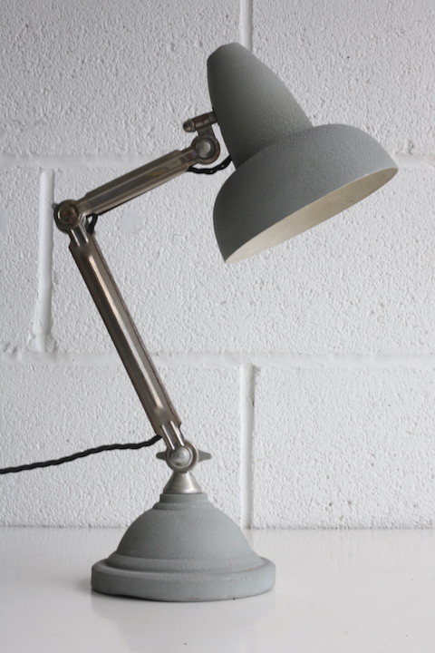 1950s 'Super Chrome' Grey Desk Lamp 1