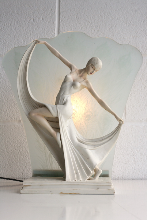 Art Deco Lady Lamp 2