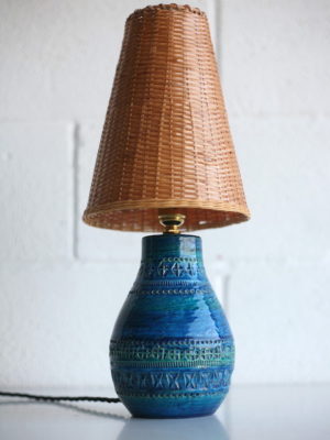 1960s Blue Lamp Base by Bitossi