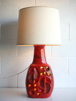 Large Ceramic 1960s Floor Lamp 1