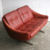1960s Danish Leather Sofa 1