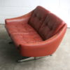 1960s Danish Leather Sofa 7
